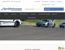 Tablet Screenshot of apexperformance.net